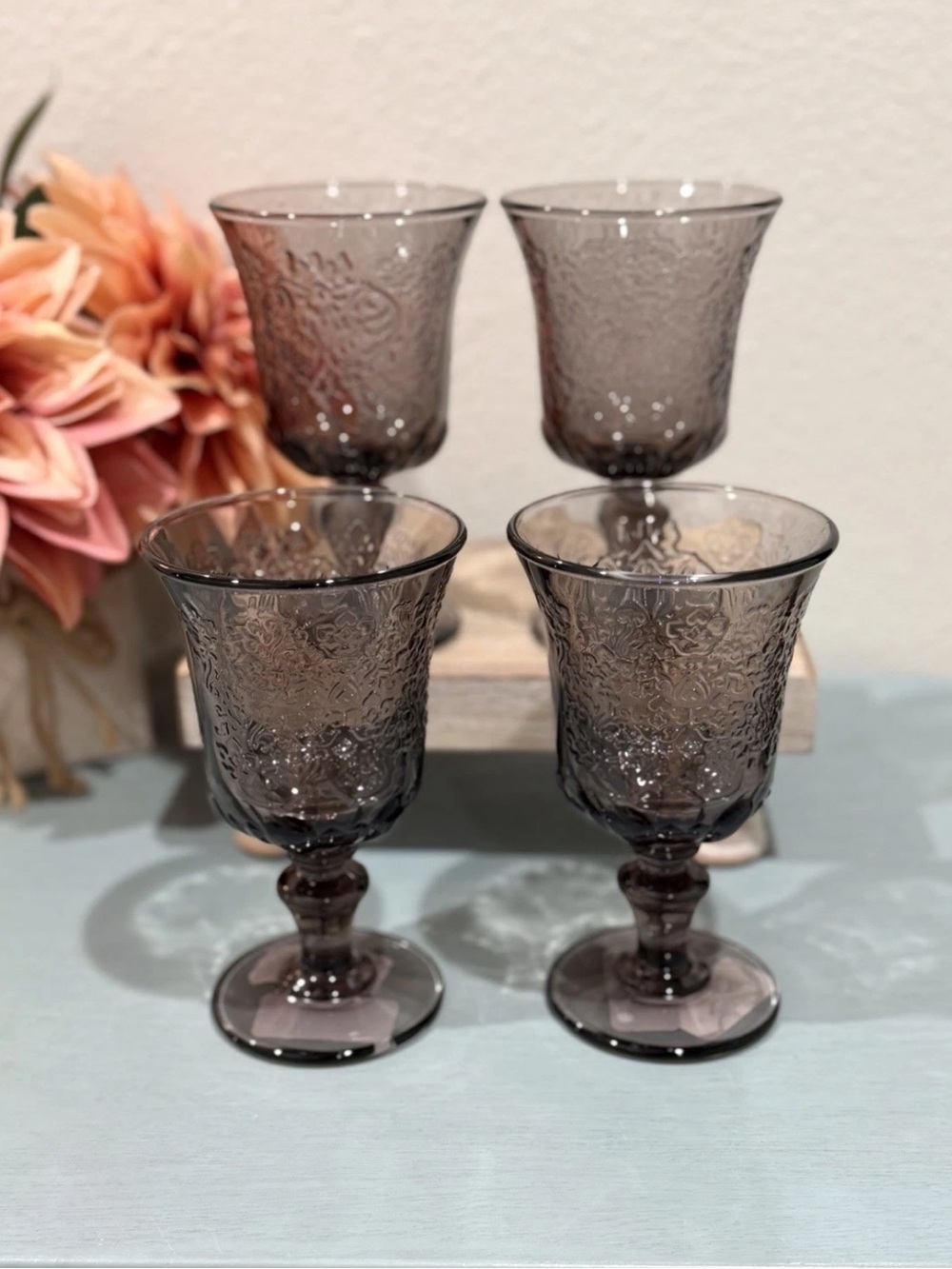 La Rochere Amboise Aubergine
Amethyst Wine Glasses Set of 4 Made In France